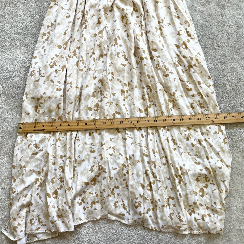 SAMSOE SAMSOE Andina Long Dress in Rice Doodle Dot Size Medium Cottagecore - Picture 10 of 12